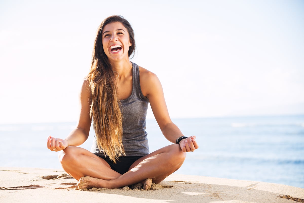 Morning Meditation at the Beach